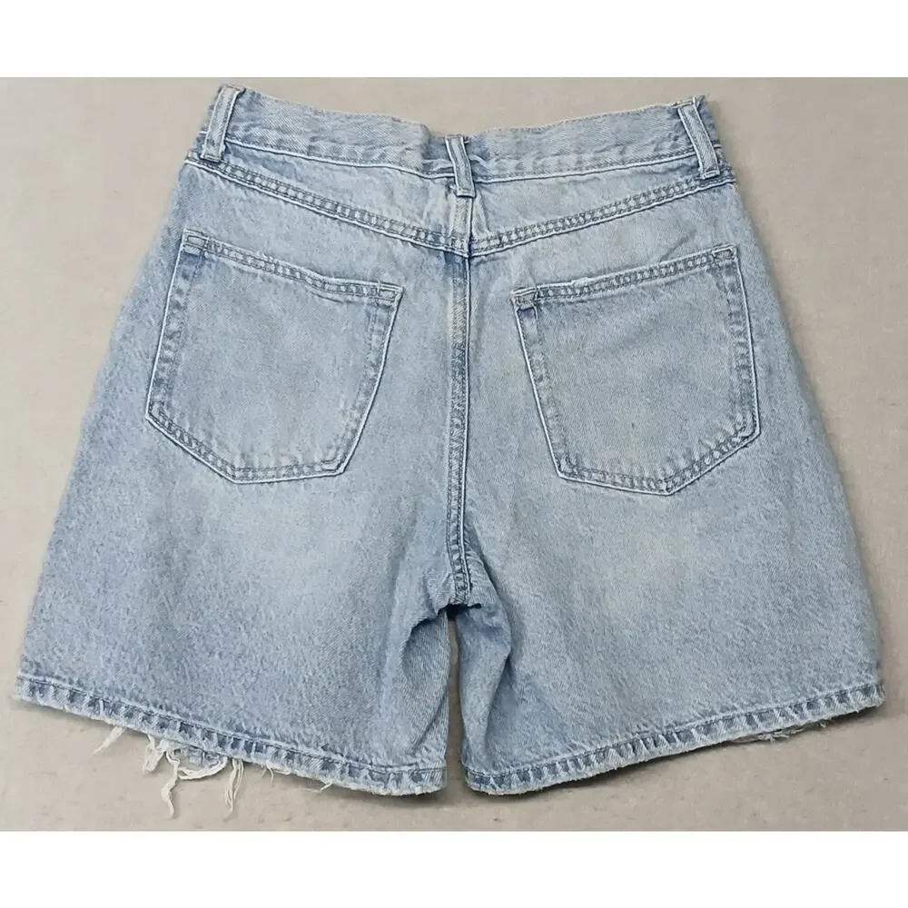 Sincerely Jules (3/26) Vintage High Waist Mom Jean Shorts